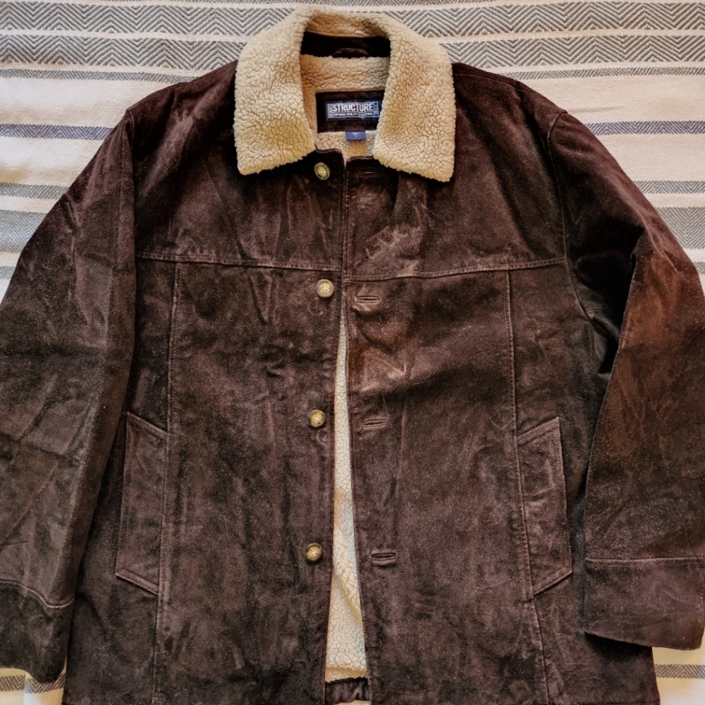 STRUCTURE Leather Jacket